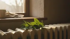 Laakerinlehti patterilla: talven kodikkaan tunnelman ja luonnollisen raikkauden salaisuus