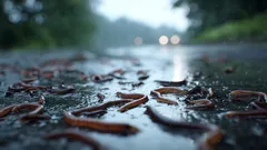 Miljoonia matoja pinnalla: mikä todella saa ne ryömimään esiin