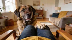 Miksi koira laittaa tassunsa päällesi: totuus, jota omistajat eivät huomaa