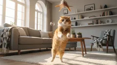 Aktiivisen kissan salaisuus: kuinka saada lemmikki liikkeelle ilman ulkoilua