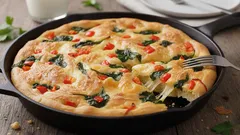 Ruoanlaittoa kiireessä: nopea juustoleipä yksinkertaisista raaka-aineista